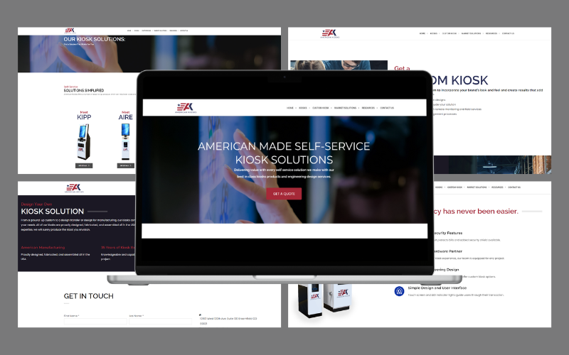 American Kiosks Website - Custom Kiosk Manufacturers