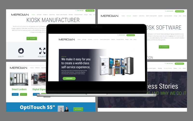 Meridian Kiosks Website - Custom Kiosk Manufacturers