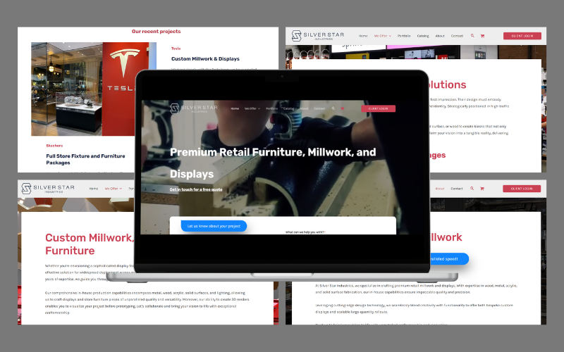 Silver Star Industries Website - Custom Kiosk Manufacturers