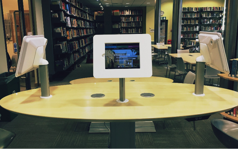 Tablet Kiosks in Libraries
