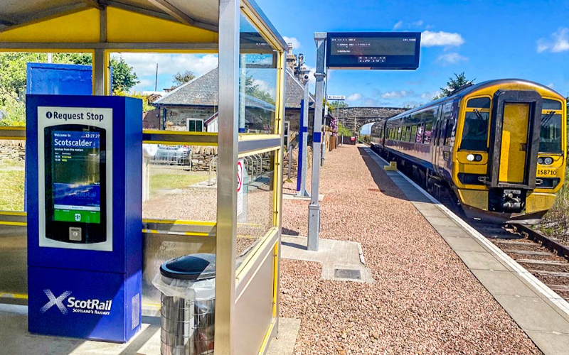 self-service kiosks for public transportation stations