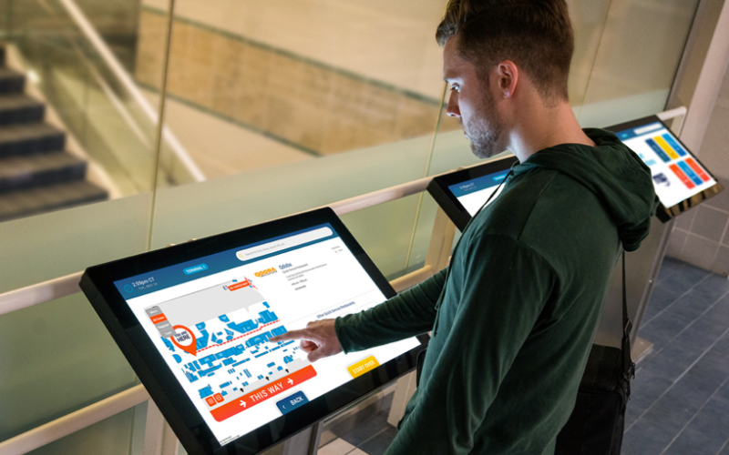 wayfinding kiosks